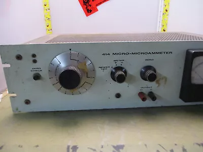 Keithley 414 Micro-microammeter Picoammeter Vacuum Tube Electrometer [4*b-65] • $225