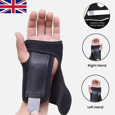 Wrist Hand Brace Support Carpal Tunnel Splint Arthritis Sprain Stabilizer Straps • £3.97