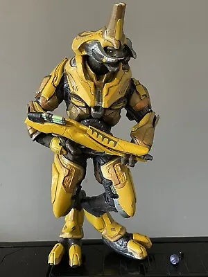 Halo Reach Gold Yellow Covenant Elite General 6  Action Figure Mcfarlane • £55