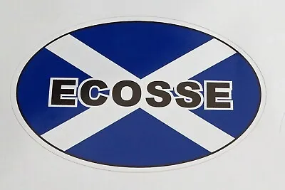 Scotland Oval Car Sticker - Vinyl - Laptop - Water Bottle - Ecosse Flag • £2.50