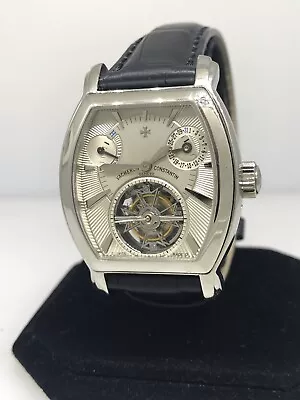 $72000 • Buy Vacheron Constantin Malte Platinum Tonneau Shape Tourbillon Men's Watch 30066/2