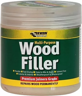 Everbuild Multi-Purpose Wood Filler Light Oak 250 Ml • £5.48