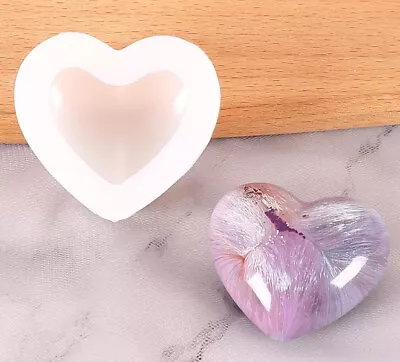 3D Heart Mold For Resin Large Shiny 3D Heart Resin Mold • $14