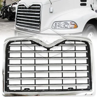 Chrome Front Bumper Grille For 02-16 Mack Vision Pinnacle CX  20791629 25166278 • $242.60