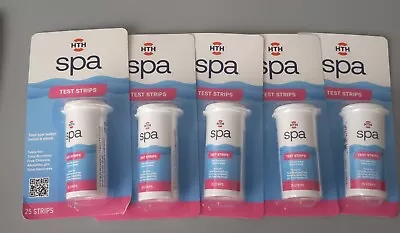 5 Packs HTH Spa / Pool Test Strips EXP: (1) 9/25 (4) Are 10/25 • $32.25