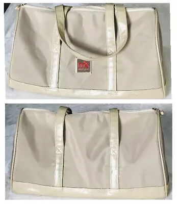 Mary Kay Consultant Gold / Cream Color Tote Duffle Overnight Bag ~ Fast Ship • $34.95