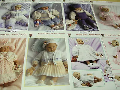 Jacquay Yaxley - KNITTING PATTERN For Baby Doll - Premature Baby Outfits  • £2.99