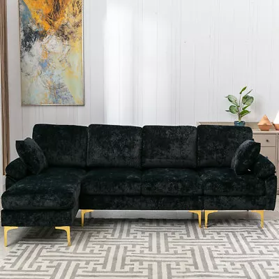 Modern U-Shaped Soft Sofa Modular Sectional Sofa Couch Convertible Comfy Sofa • $709.99