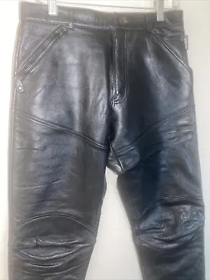 First Racing Leather Riding Pants Made With Kevlar Size 30x33 • $59.99