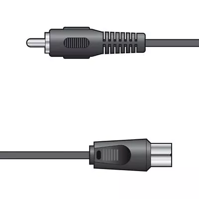 New ZX Spectrum / ZX81 RF Cable Lead 2m RF Plug To RCA Male • £3.59