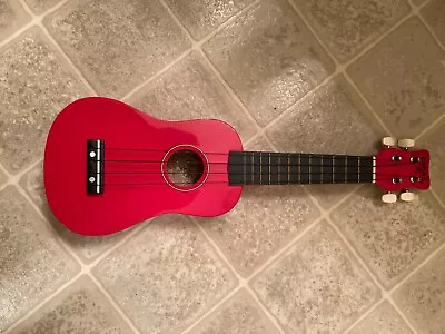 KOHALA 4 String 12 Fret RED Ukulele In Great Condition With CARRYING BAG  • $150