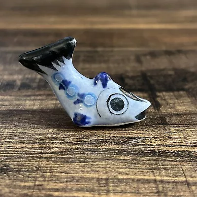 Vintage Tonala Mexican Pottery Fish Figurine Miniature • $9.98