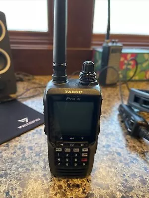 Yaesu Air Band Transceiver FTA-550 PRO-X AA Battery- GREAT COND (N0 ACCESSORIES) • $135