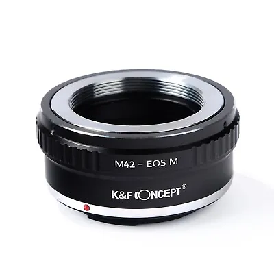 K&F Concept Adapter For M42 Mount Lens To Canon EOS M Camera M3 M5 M6 M10 • $24.78