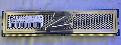 £5 • Buy OCZ OCZ2G8004GK (2 GB, PC2-6400 (DDR2-800), DDR2 RAM, 800 MHz, DIMM 240-pin) RAM