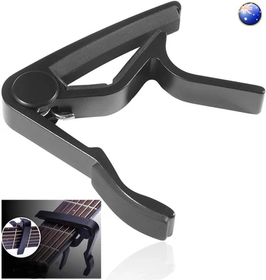 $4.95 • Buy Electric Guitar Capo Clamp Acoustic Banjo Uke Ukulele Mandolin Spring Trigger AU