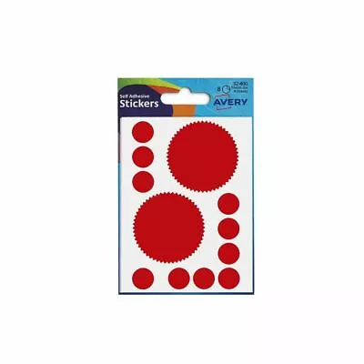 Avery Red 51mm Company Certificate Seals Pack Of 480 Stickers 32-400 Labels  NEW • £11.18