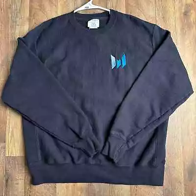 Vintage Y2K 90s Champion Reverse Weave Sweatshirt Men's Large Blue Athletic 3693 • $34.99