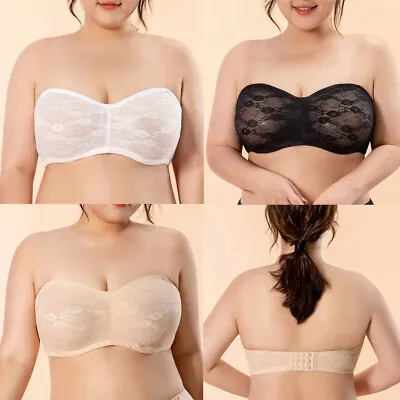 £14.15 • Buy UK Strapless Push Up Bra Plus Size Ladies Bras Bride Brassiere Sexy Lingerie BH