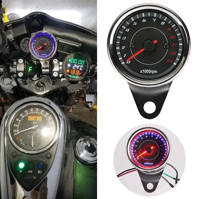 Motorcycle LED Backlight Tachometer Gauge For Honda VTX 1800 TYPE C R S N RETRO • $21.39