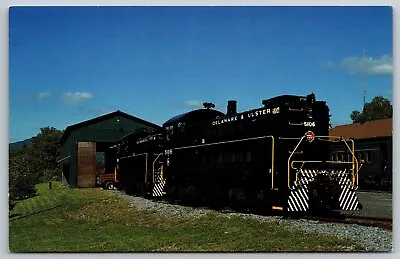 Postcard Delaware & Ulster Railroad Alco S-4's Arkville N.Y. *C7331 • $4