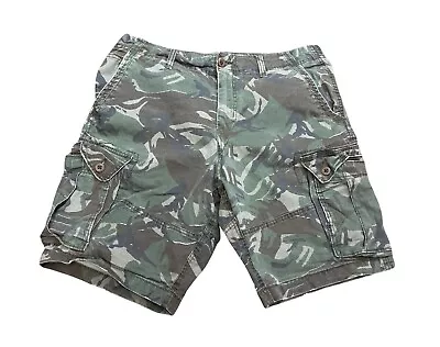 American Eagle Men’s Next Level Flex Camo Cargo Shorts Size 36 • $34