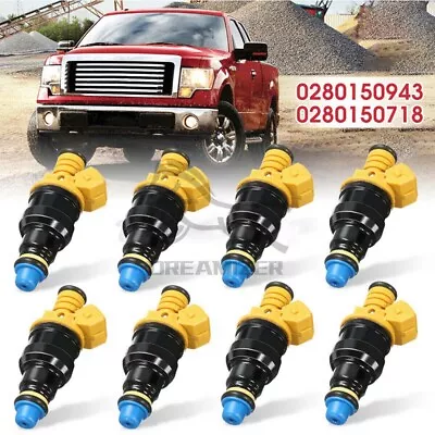 8*Upgrade Fuel Injectors For Ford F150 F250 F350 4.6L 5.0L 5.4L 5.8L 0280150718 • $49.53