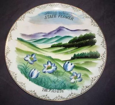 Vintage South Dakota's State Flower Collectors Plate- 10.25 D  • $7.53