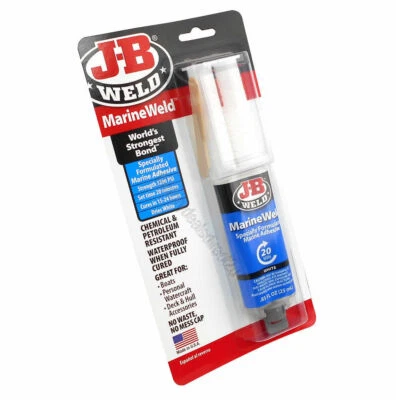 $26.95 • Buy JB Weld Marine Weld Epoxy Glue Adhesive Syringe J-B Weld Boat Hull Repair #50172