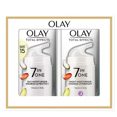 Womens Olay Total Effects Day & Night Moisturiser Gift Set • £19.45