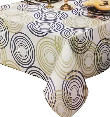 Heavy Duty Kitchen Tablecloth Textile Vinyl Flannel Backed Size & Pattern  • $14.79