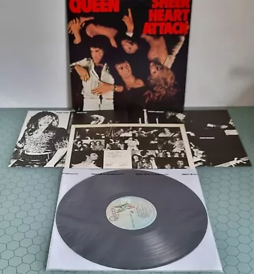 QUEEN Sheer Heart Attack JAPANESE ORIGINAL PRESS Vinyl LP + Inner & Inserts  EX! • £25