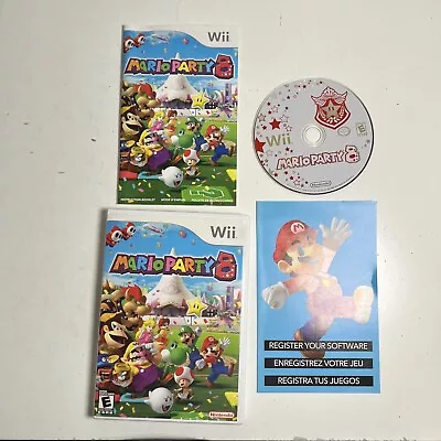 Mario Party 8 Nintendo Wii 2006 Video Game With Complete Manual • $26.99