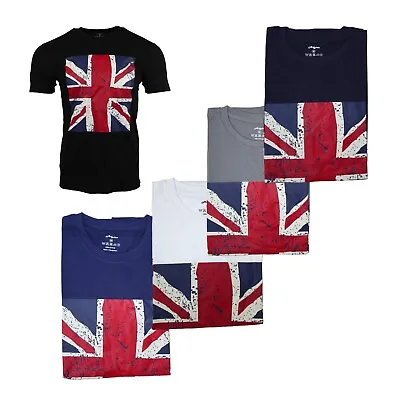 Union Jack T-Shirt Crew Neck Unisex Cotton Kids Adult Celebration • £4.99