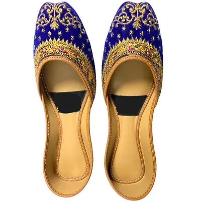 Fancy Embroidery Jutti Khussa Shoes For Women  Khussa Shoes Indian Pakistani • $8