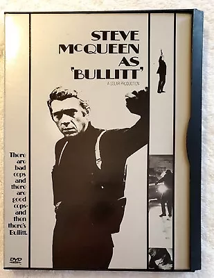 Steve McQueen As Bullitt DVD - 1968 - Snapcase • $9