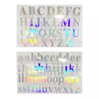10 Sheets Colorful Self Adhesive Letter Stickers Letter Glitter • $17.22
