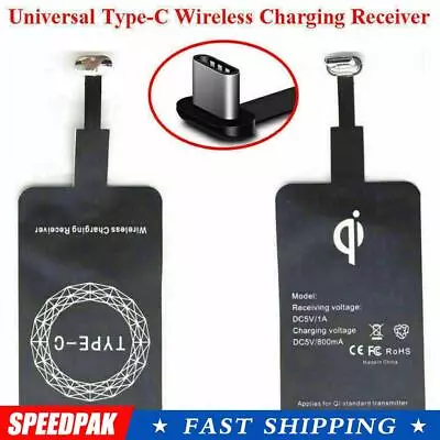 Wireless Adapter Charger Receiver For Android Type-c Wireless Receiver X5C2 N8T2 • $3.94