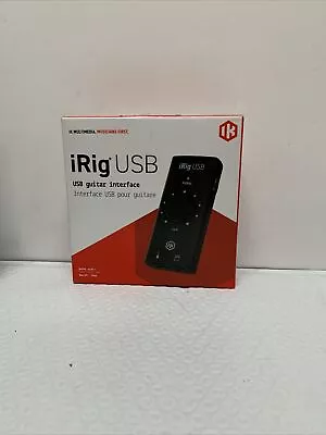 IK Multimedia IRig USB Digital Guitar Interface For Mac And PC #3034 • $69