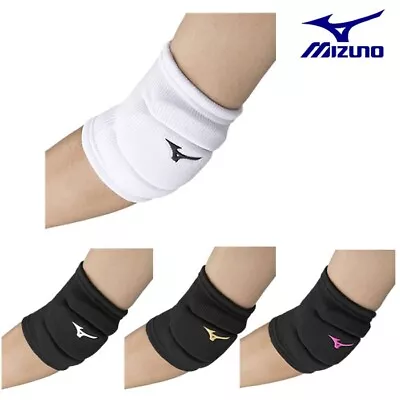 Mizuno V2MYA100 Volleyball Elbow Supporter With Pad White Black Free Size FedEx • $35