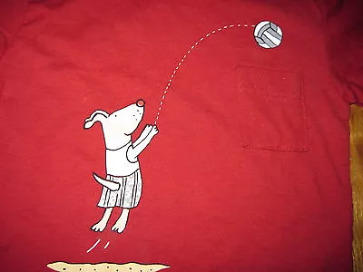 Boutique Mulberribush Cute Volleyball Doggie Pocket Tee - Boy's 12 Months - NWT • $14.50