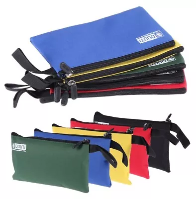 $21.83 • Buy 5/10pcs Lot Tool Pouch Canvas Tool Bag Zipper Small Multipurpose Organizer Pouch