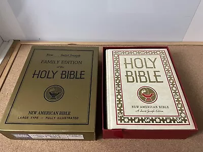 Saint Joseph Catholic Family Edition Holy Bible - New American Bible Illustrated • £35.99