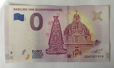 £2.98 • Buy Zero Euro 0 Euro Bill Belgium 2018-1 Basiliek Van Scherpenheuvel
