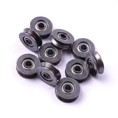 Wire Pulley 3x12 X4mm V Groove Ball Bearing Steel Deep Miniature Bearings 2x-50x • $7.28