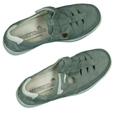 £31.20 • Buy Waldläufer Women's Summer Shoes Sandals Size 5,5/38,5 Grey Nubuck Leather Top