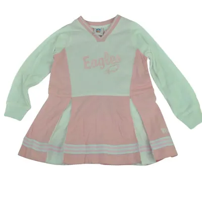 $17.40 • Buy NFL Philadelphia Eagles Nigella Cheerleader Long Sleeve Dress Youth Pink 