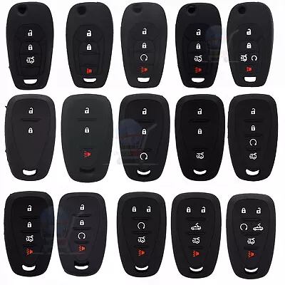 Fit Chevrolet Camaro Equinox Spark Trax Remote Silicone Key Fob Cover Case Skin • $4.96