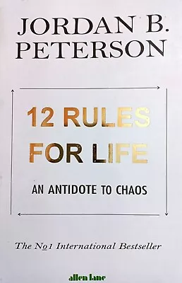 12 Rules For Life By Jordan B Peterson English Paperback Book New Free Shipping • $29.68