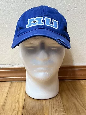 MU Applique Hat Monsters Cap University Adult One-Size Royal Blue Distressed • $17.94